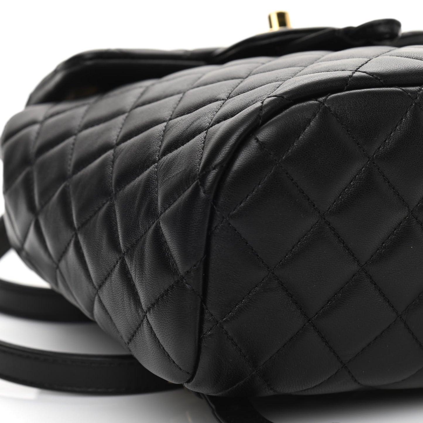 Lambskin Quilted Mini Urban Spirit Backpack Black