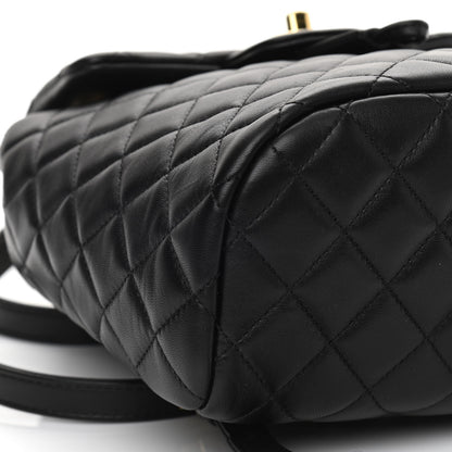 Chanel Lambskin Quilted Mini Urban Spirit Backpack Black 9 of 10