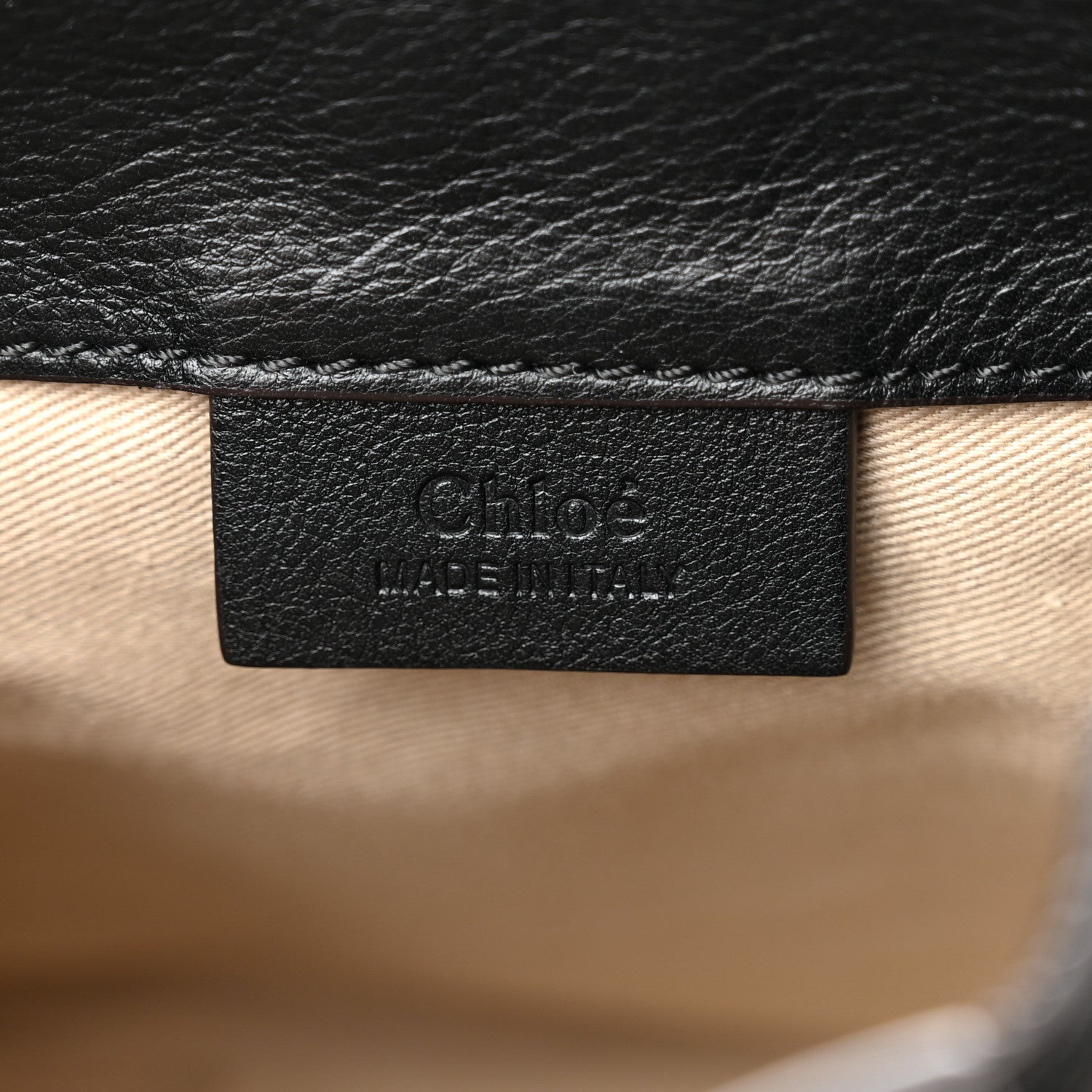 Chloe Suede Calfskin Mini Faye Backpack Black 6 of 10