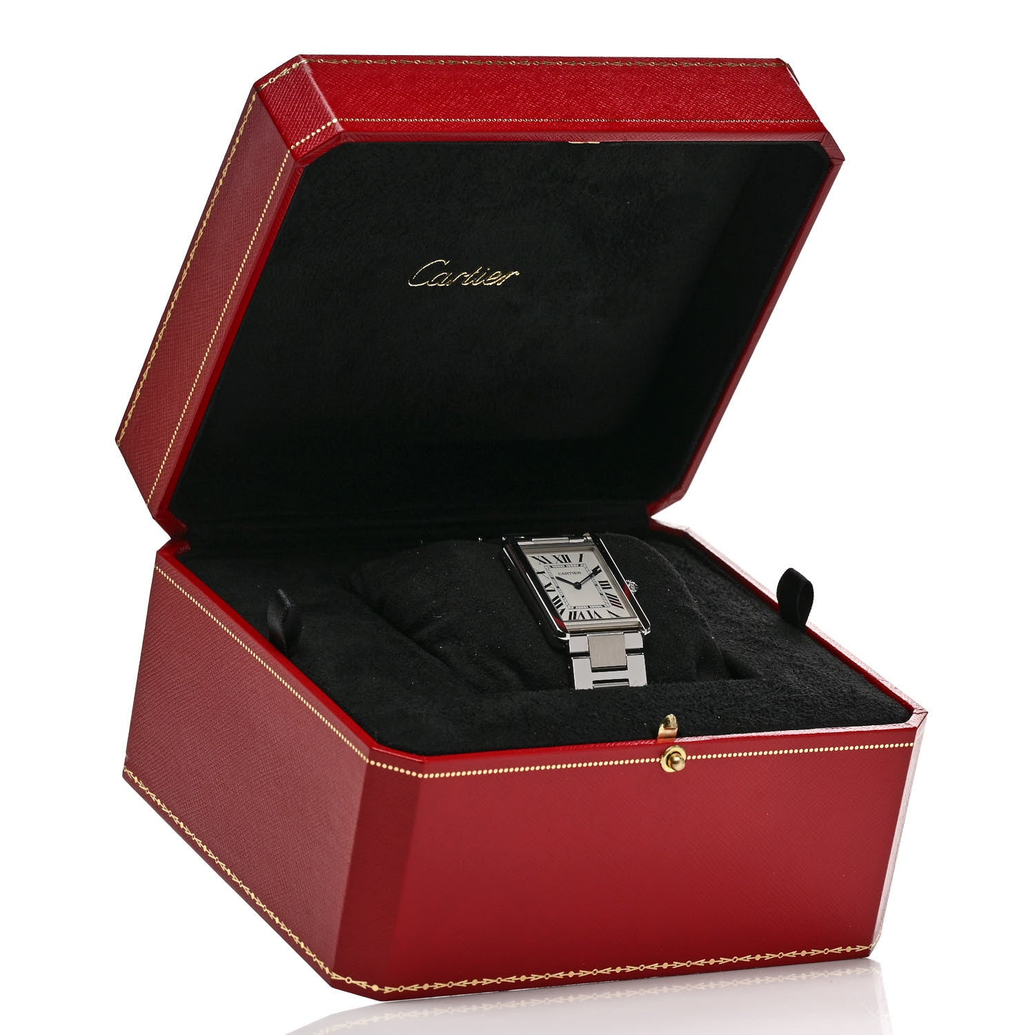 Cartier Stainless Steel 27mm Tank Solo Quartz Watch 5 of 5