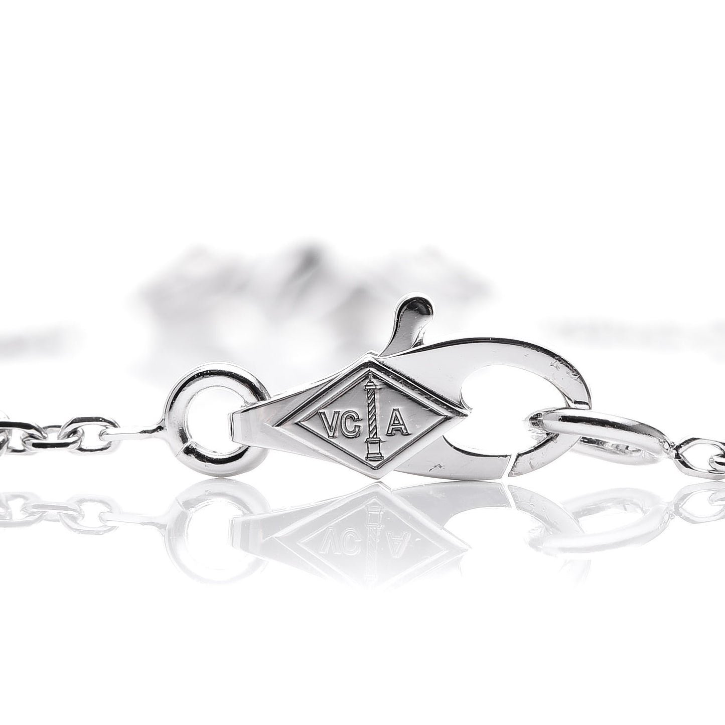 18K White Gold Diamond Mini Frivole Bracelet