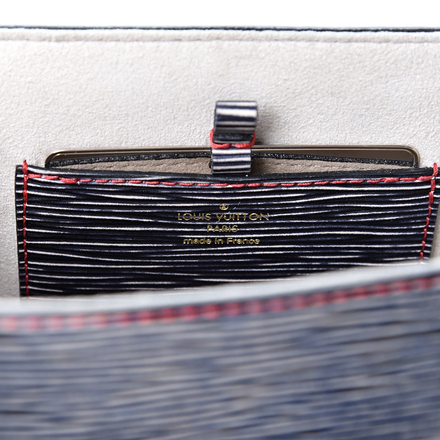 Louis Vuitton Epi Twist Shoulder Bag MM Denim Dark 5 of 10