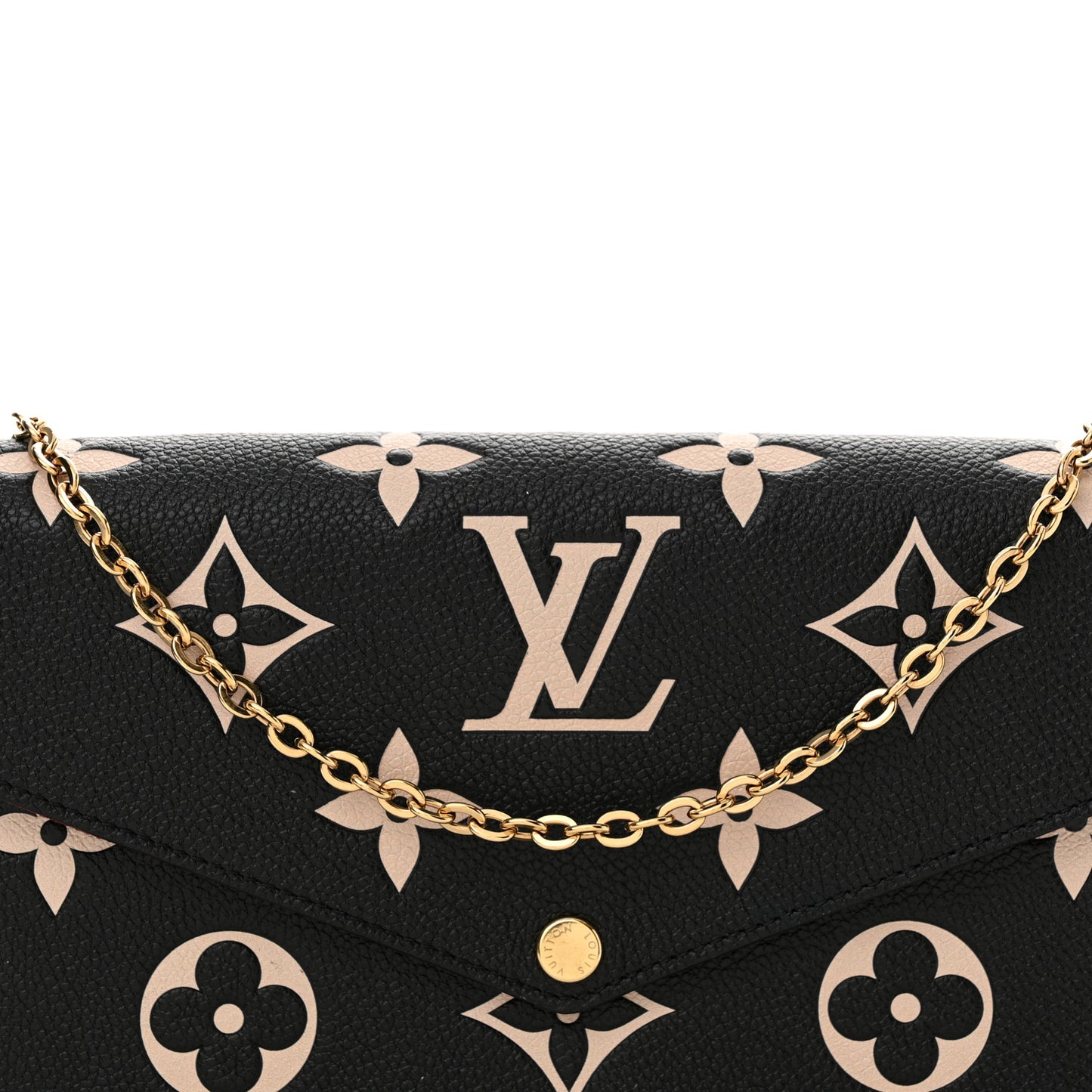 Empreinte Monogram Giant Felicie Pochette Black Beige