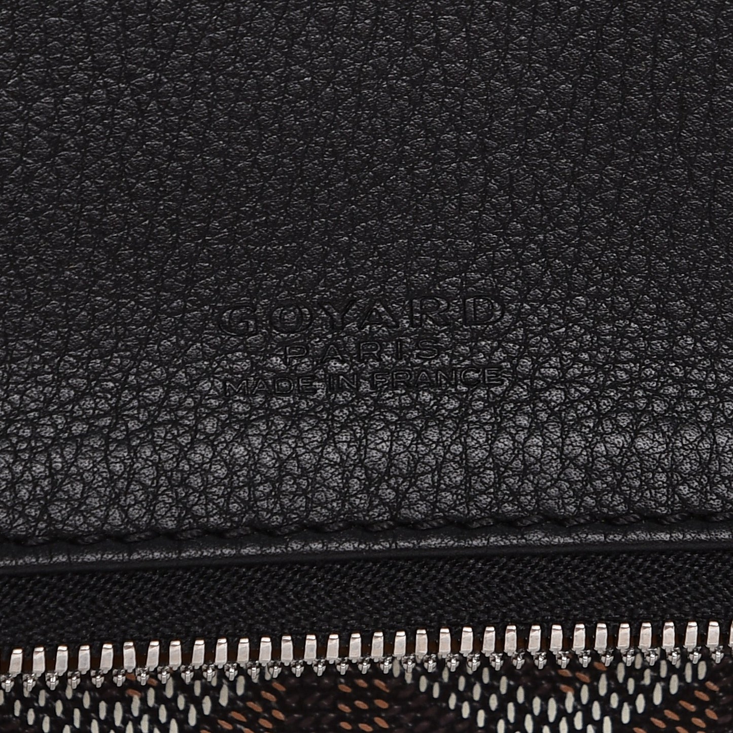 Goyardine Sainte Marie Soft Clutch Black