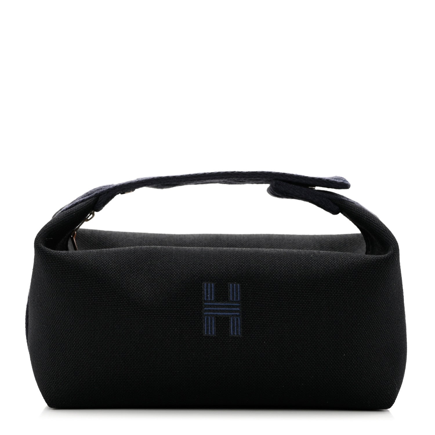 Hermes Canvas Small Bride-A-Brac Pouch Black Bleu Nuit 1 of 7