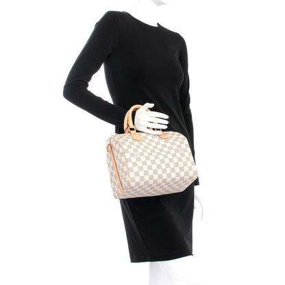 Louis Vuitton Damier Azur Speedy Bandouliere 25 3 of 9