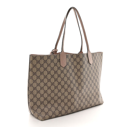 Gucci GG Supreme Monogram Medium Reversible Tote Beige Dark Cipria 4 of 15