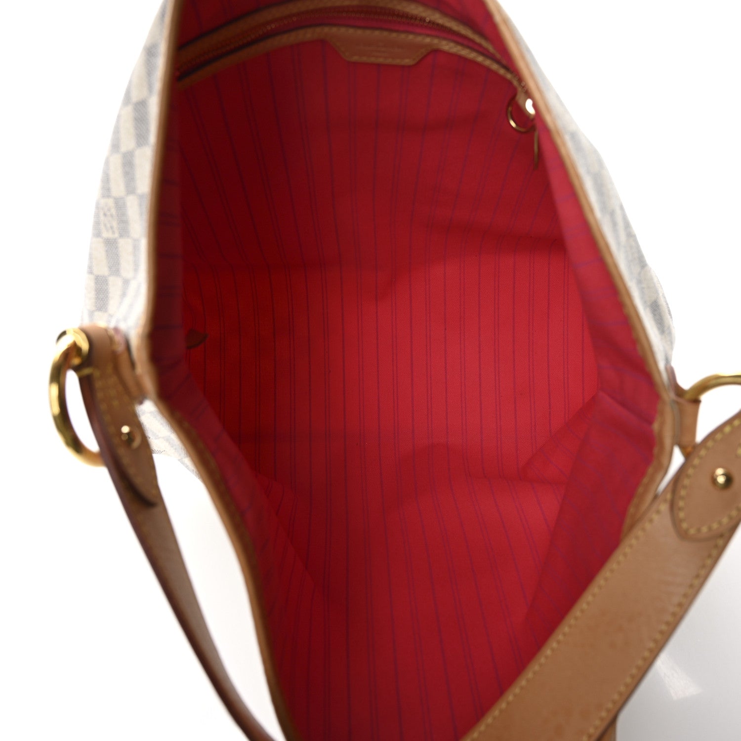 Louis Vuitton Damier Azur Delightful MM Pink 5 of 11
