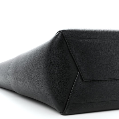 Celine Soft Grained Calfskin Sangle Bucket Bag Black 8 of 12