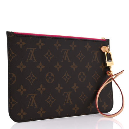 Louis Vuitton Monogram Neverfull MM GM Pochette Pivoine 3 of 8