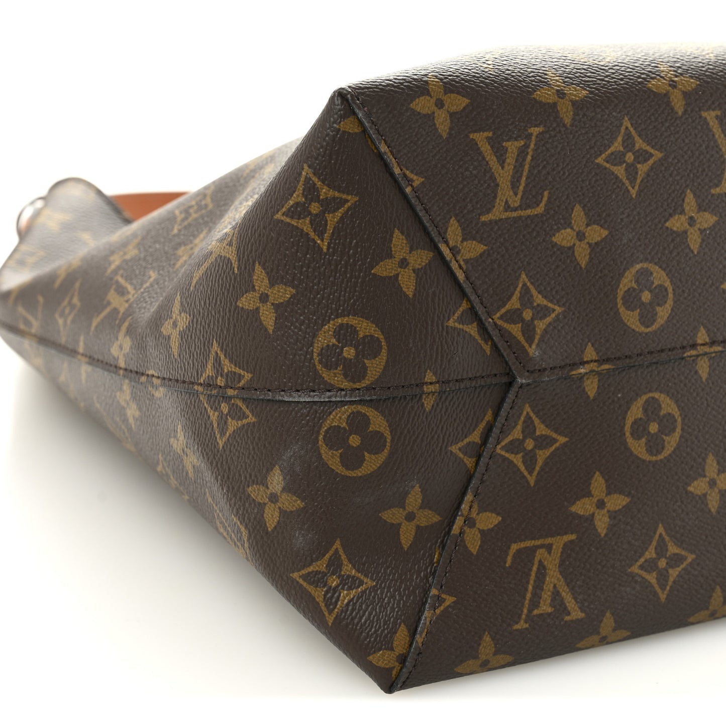 Monogram Flower Hobo Brown