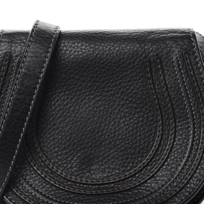 Chloe Calfskin Mini Marcie Round Crossbody Bag Black 11 of 11