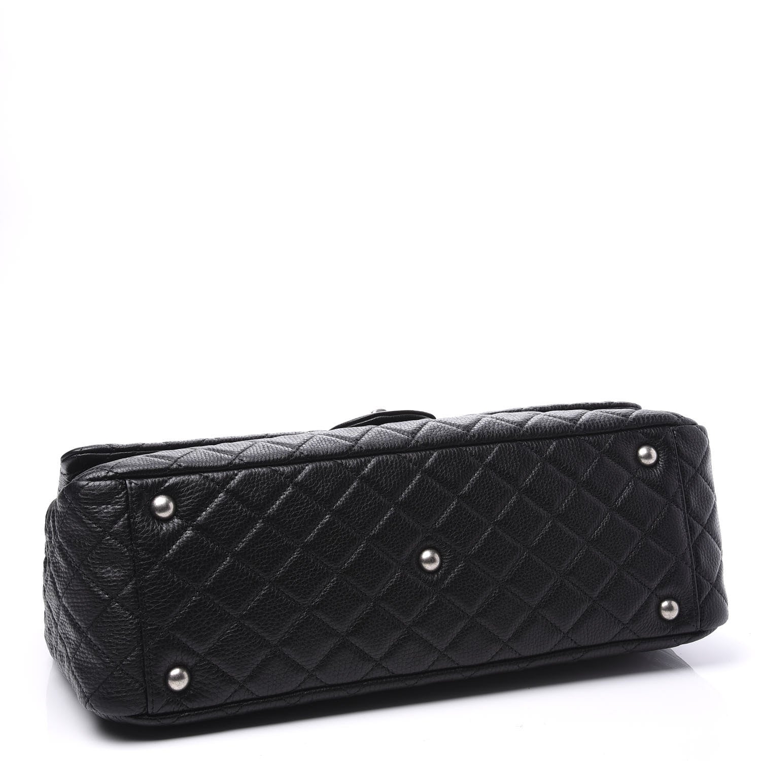 Chanel Calfskin Quilted XXL Travel Flap Bag Black 3 of 11