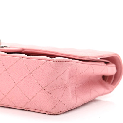 Chanel Caviar Quilted Medium Double Flap Pink 9 of 11
