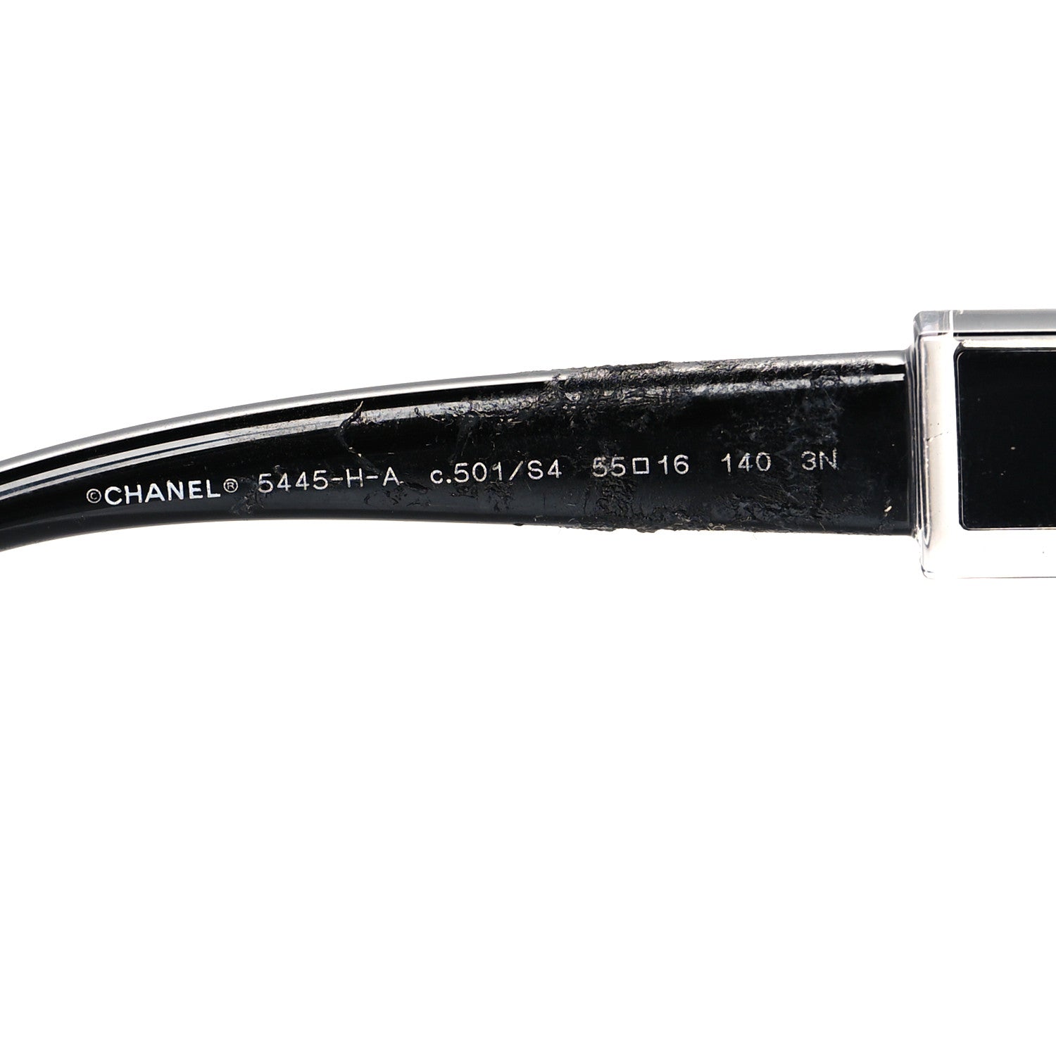 Chanel Acetate Pearl Butterfly Sunglasses 5445-H Black 5 of 7