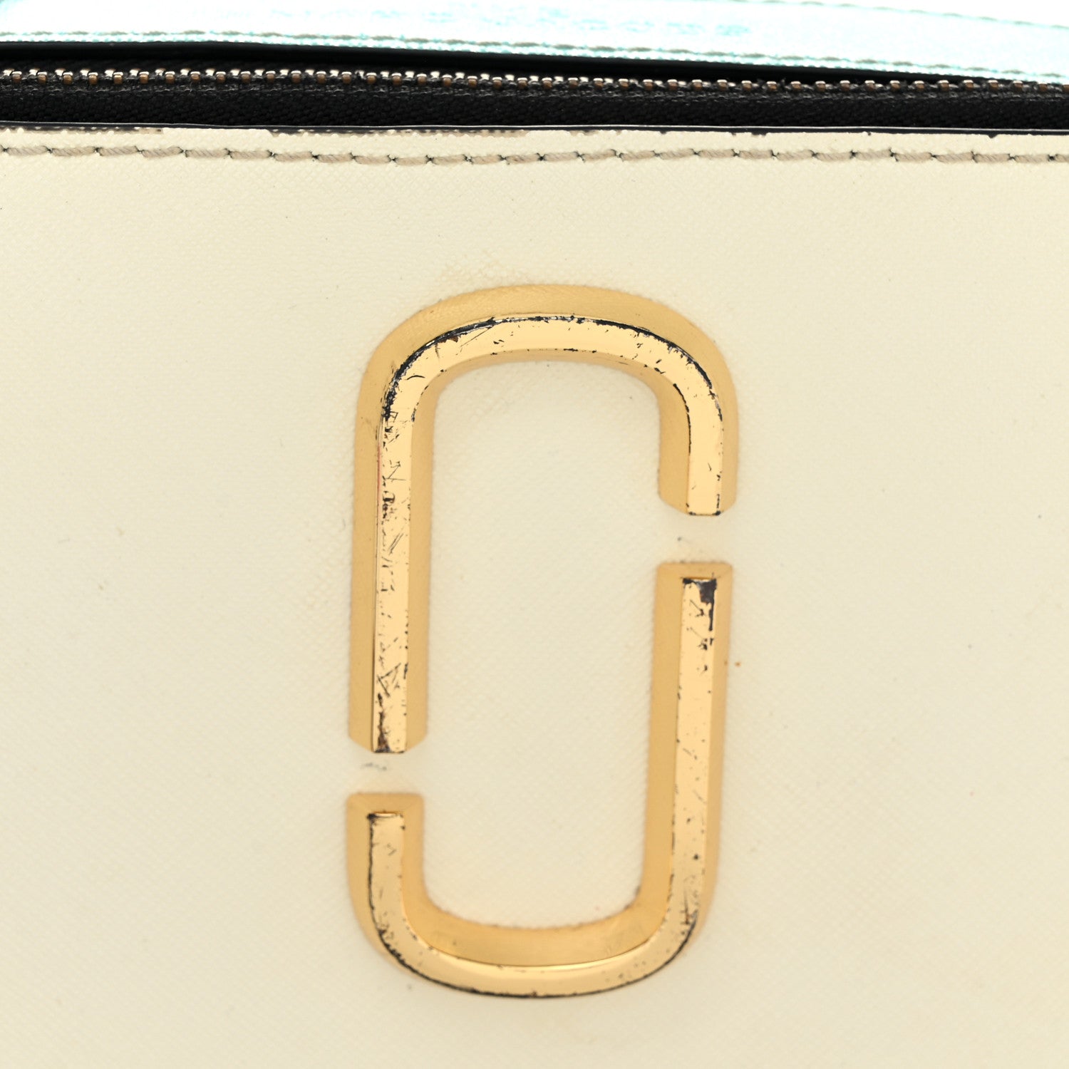 Marc Jacobs Saffiano Small Snapshot Camera Bag Porcelain Multi 8 of 12