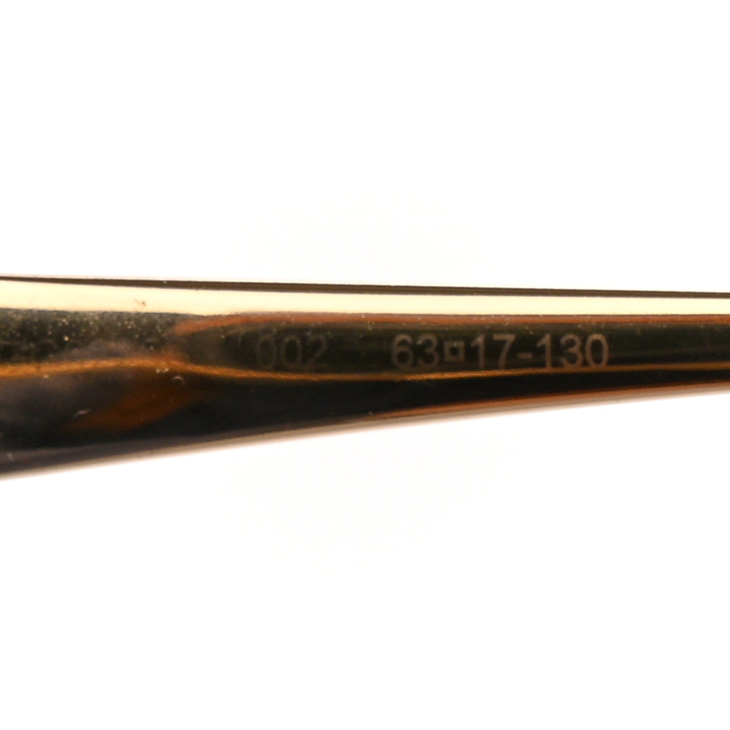Gucci Metal Oversized Round Frame GG0225S Sunglasses Gold 6 of 7