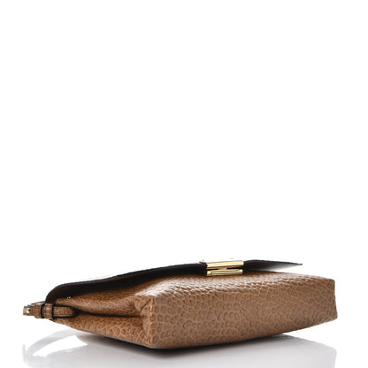 Burberry Signature Grain Vintage Finish Langley Crossbody Camel 4 of 8