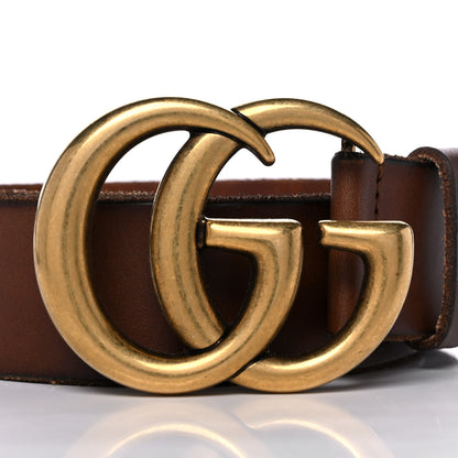 Gucci Faded Calfskin Double G Belt 90 36 Cuir 4 of 8