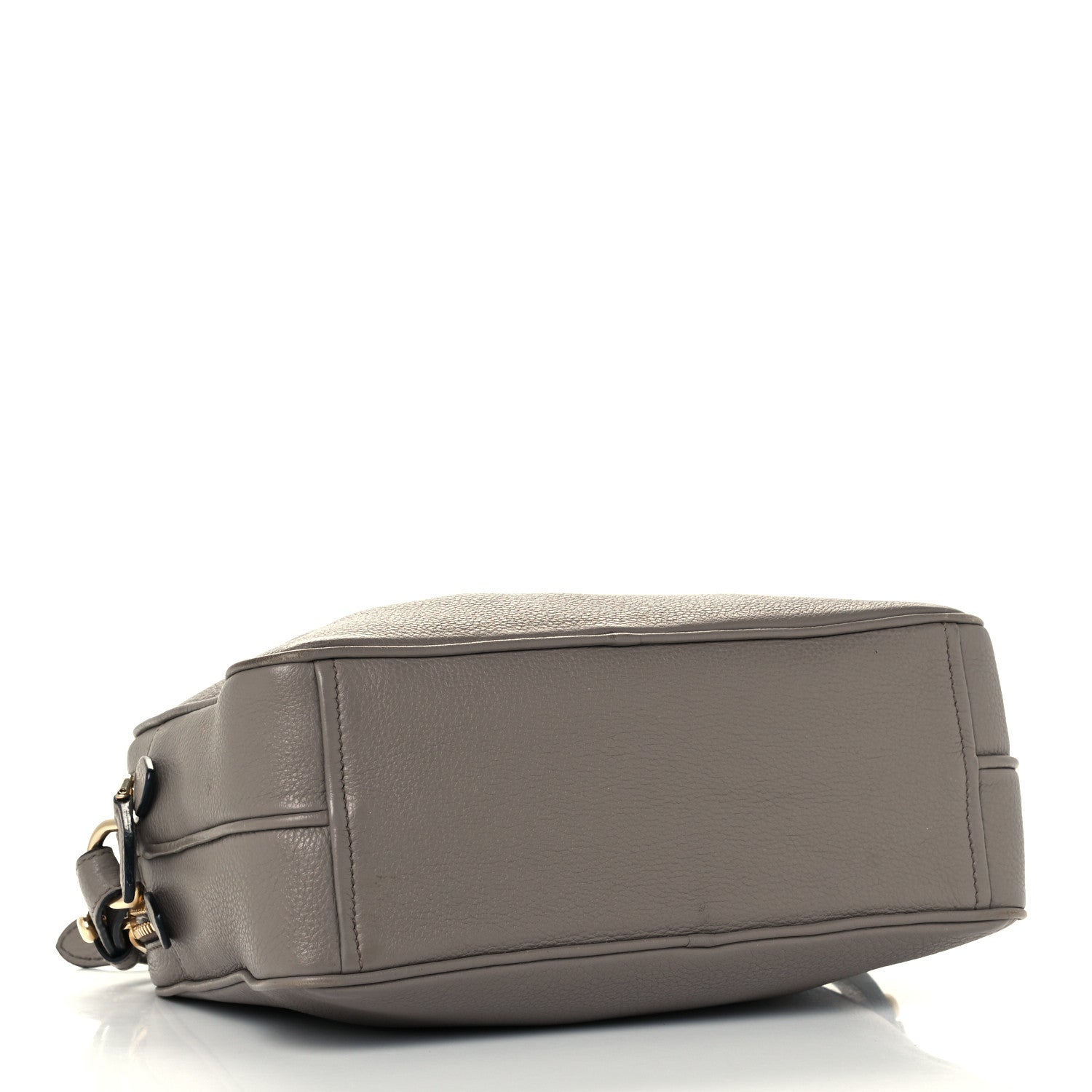 Prada Vitello Phenix Medium Double Zip Shoulder Bag Argilla 3 of 11