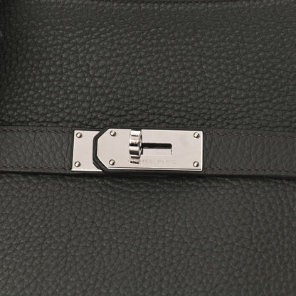 Hermes Taurillon Clemence Jypsiere 34 Vert de Gris 7 of 10