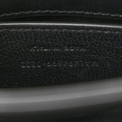 Saint Laurent Calfskin Y Quilted Monogram Small Loulou Chain Satchel Black 7 of 12