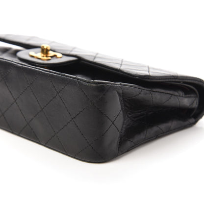 Chanel Lambskin Quilted Small Double Flap Black 8 of 13