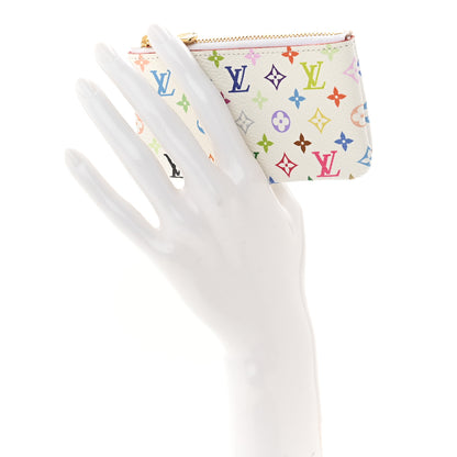 Louis Vuitton LV X TM Monogram Multicolor Key Pouch White 2 of 7