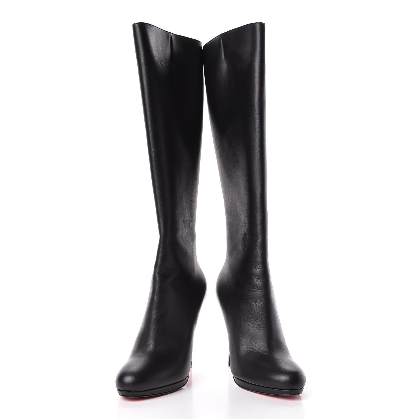 Calfskin Botalli 120 Tall Boots 40 Black