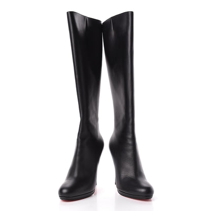Christian Louboutin Calfskin Botalli 120 Tall Boots 40 Black 6 of 12
