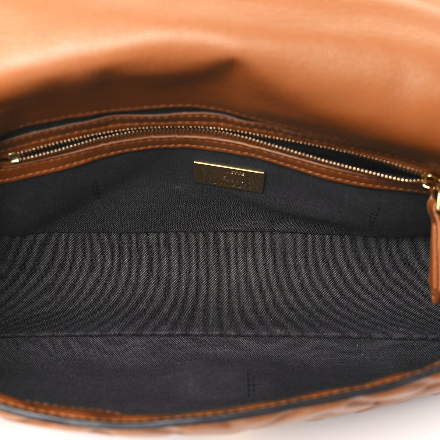 Nappa FF 1974 Embossed Baguette Coloniale