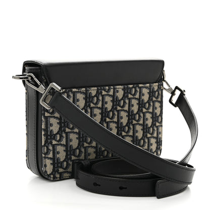 Christian Dior Oblique Smooth Calfskin Messenger Beige Black 3 of 11