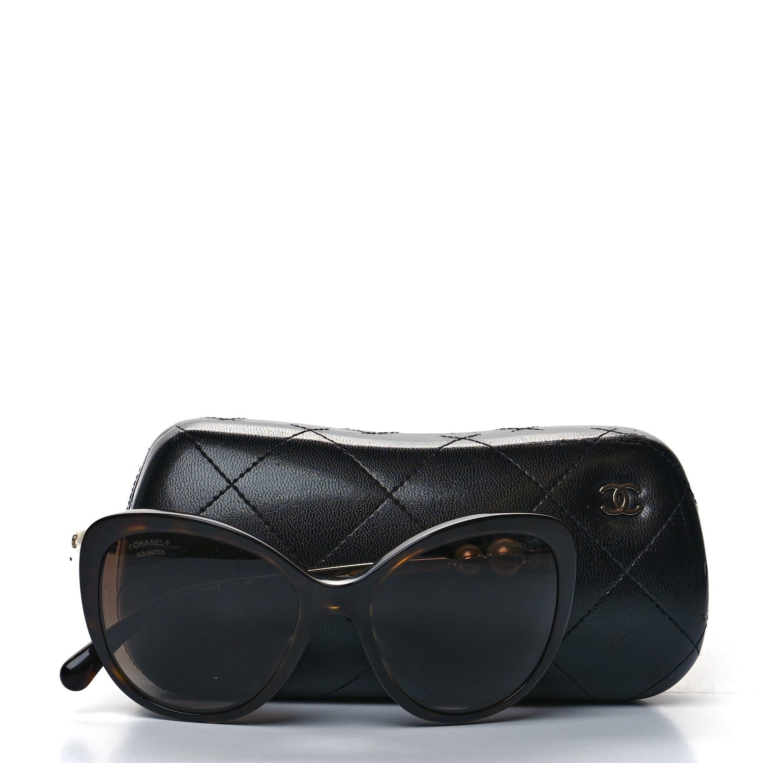 Chanel Pearl Sunglasses 5338-H-A Tortoise 8 of 8