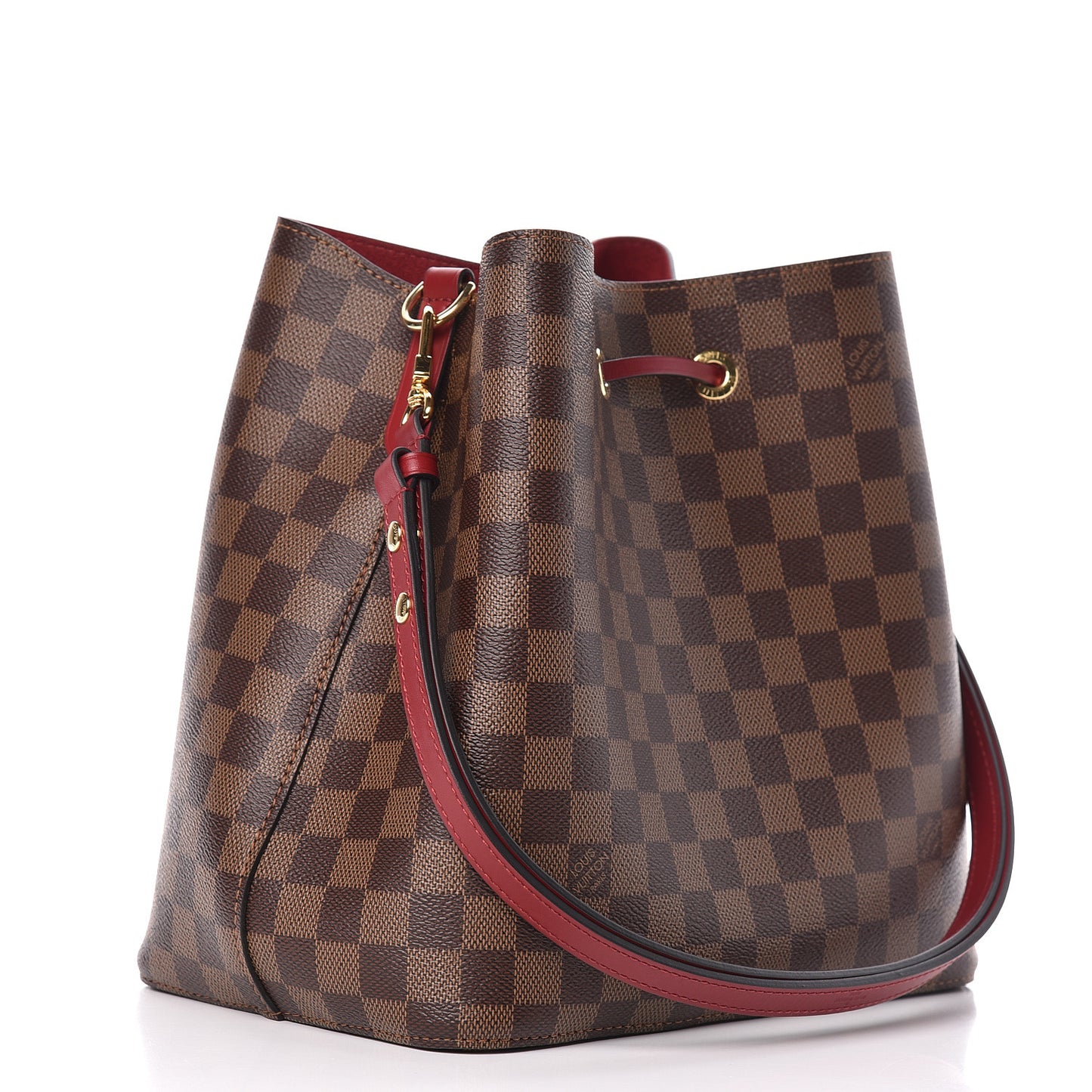 Damier Ebene Neonoe MM Cherry Berry