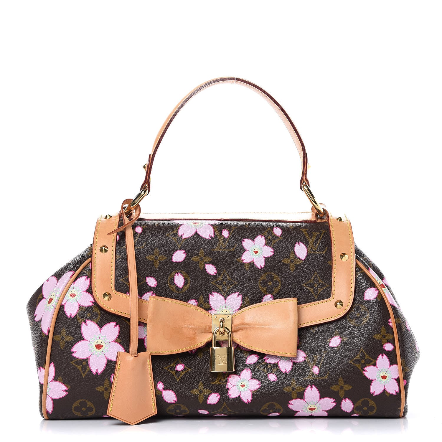 Louis Vuitton Monogram Cherry Blossom Sac Retro Bag Brown 1 of 11