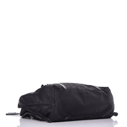 Prada Tessuto Nylon Jacquard Logo Tote Black 4 of 9