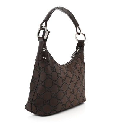 Gucci Monogram Classic Ring Small Hobo Brown 3 of 10