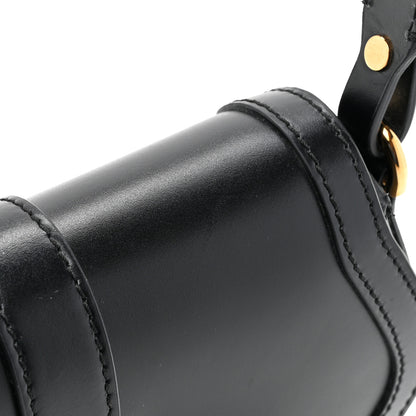 Versace Lambskin Mini Greca Goddess Shoulder Bag Black 10 of 10