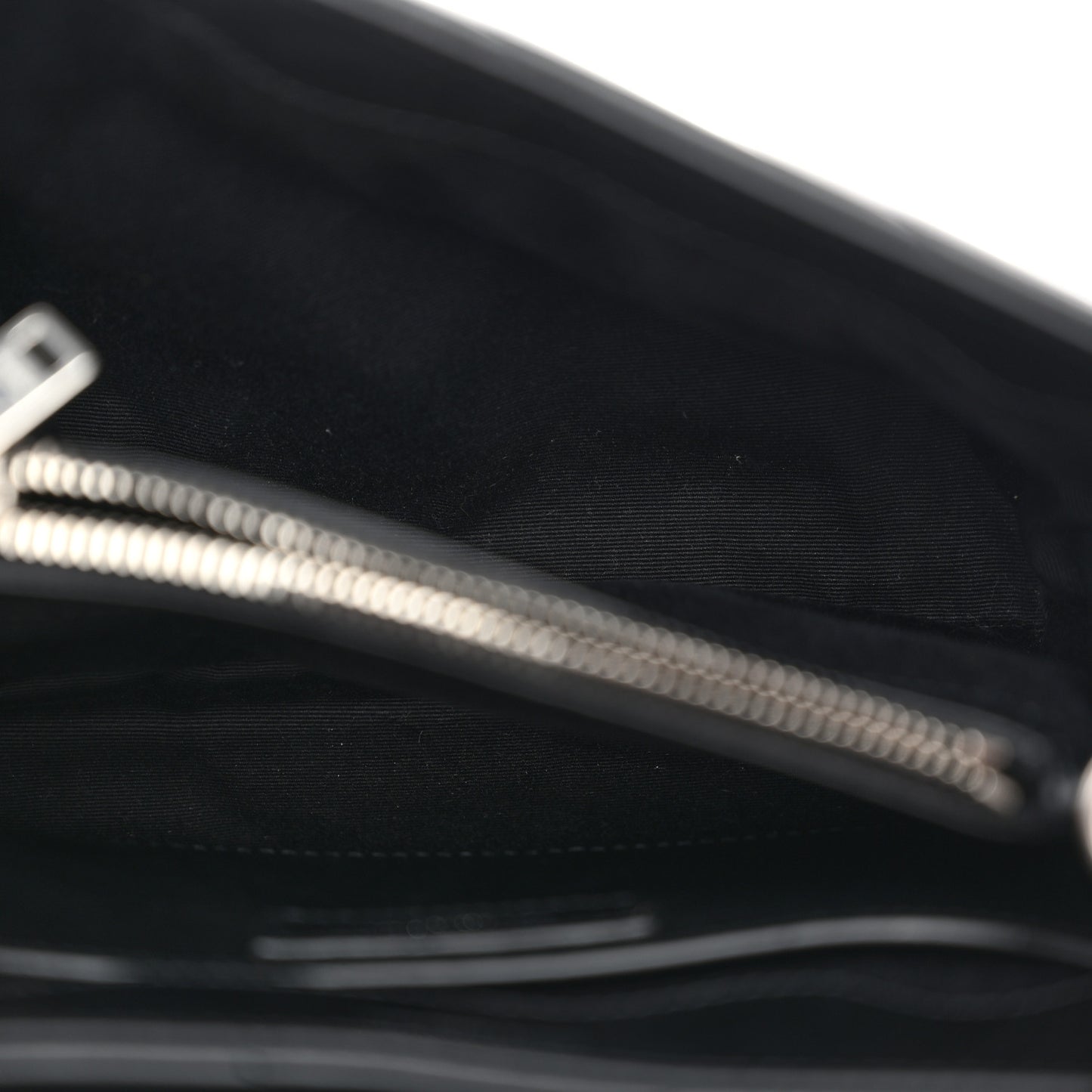 Calfskin Y Quilted Monogram Small Loulou Chain Satchel Black