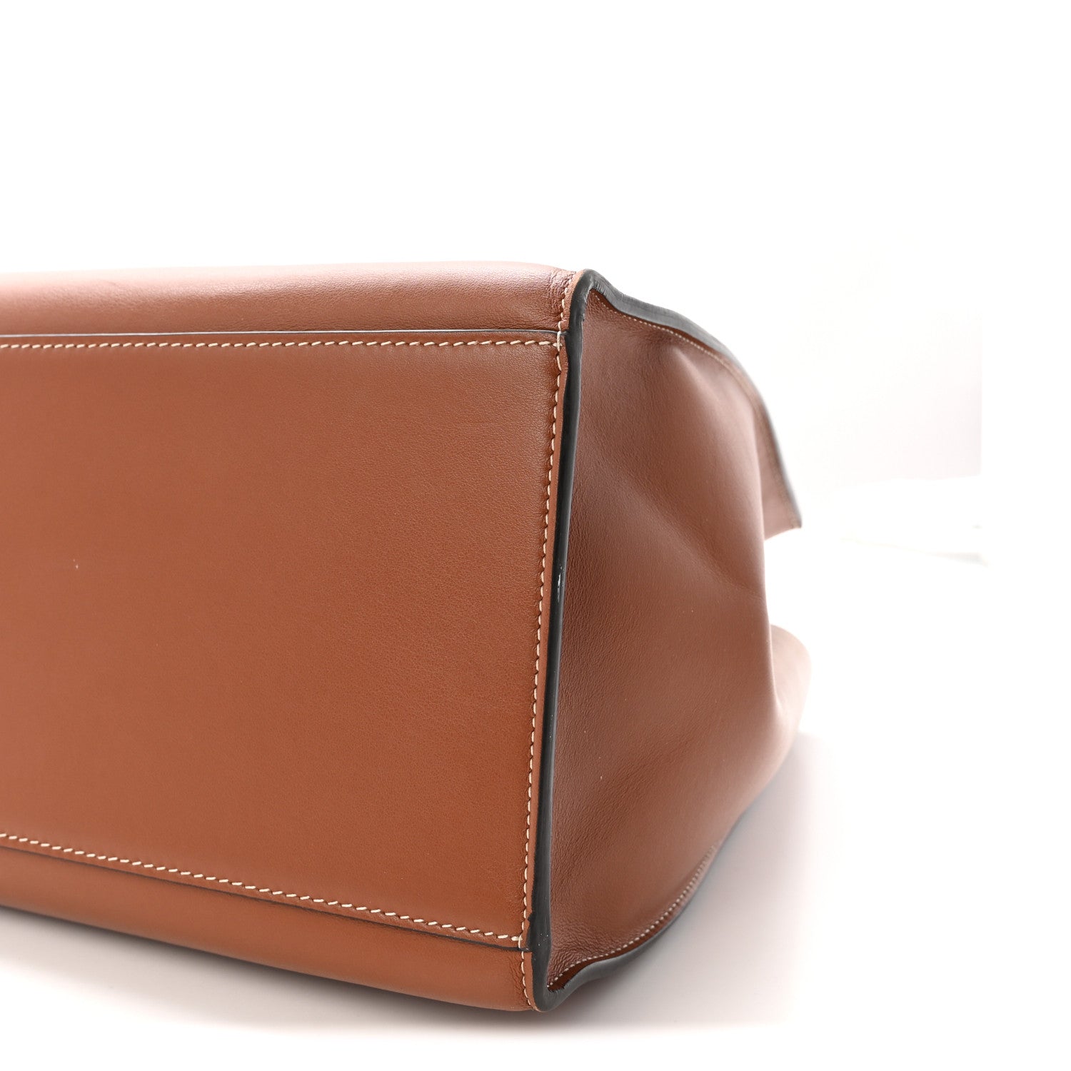 Celine Smooth Calfskin Cabas 16 Bag Tan 10 of 10