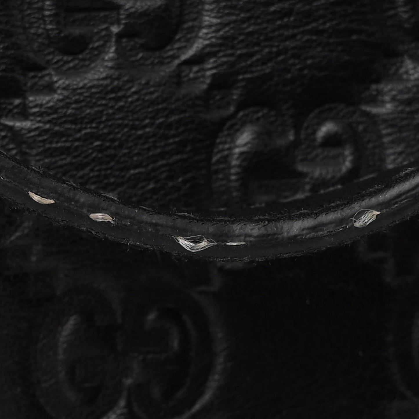 Guccissima Medium Padlock Tote Black