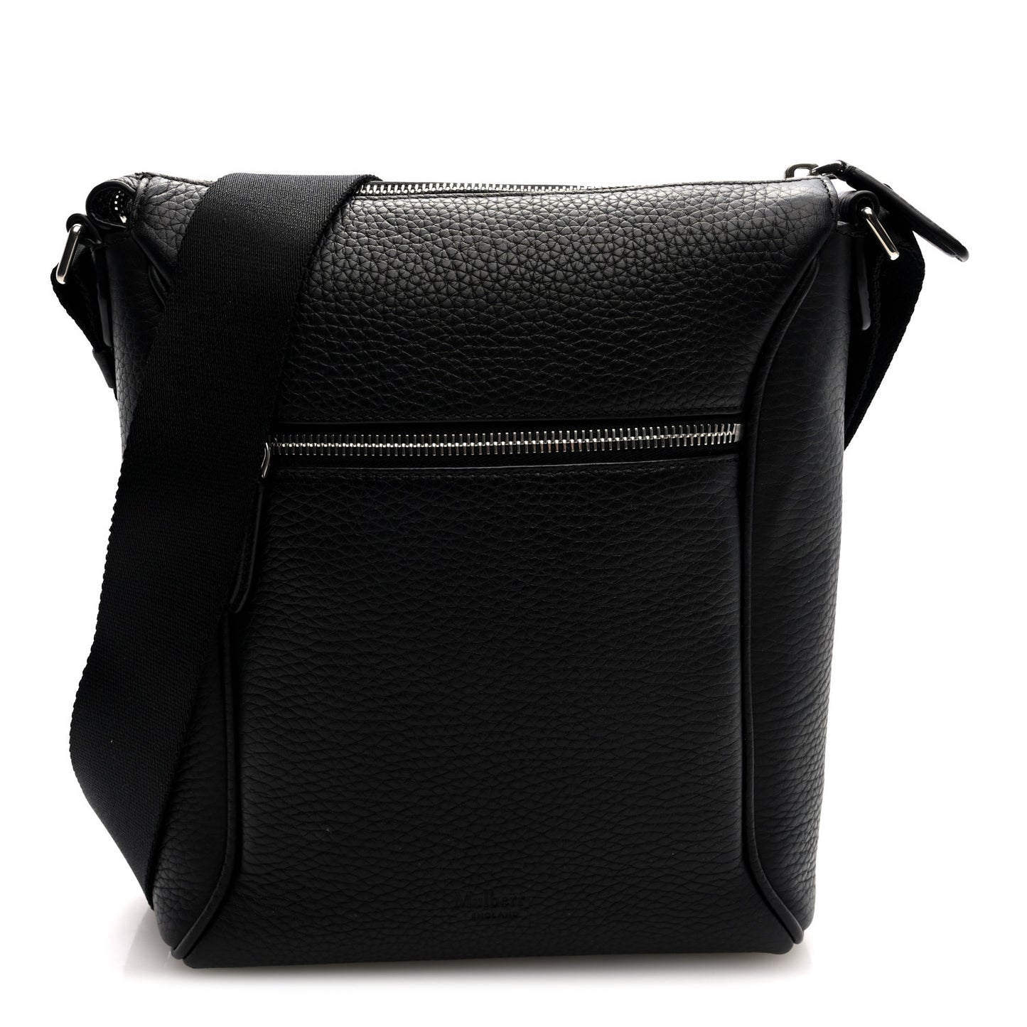 Heavy Grain Small Urban Messenger Black