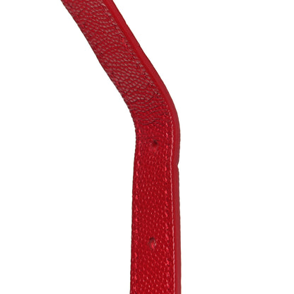 Saint Laurent Grain de Poudre Quilted 80's Vanity Bag Red 12 of 12