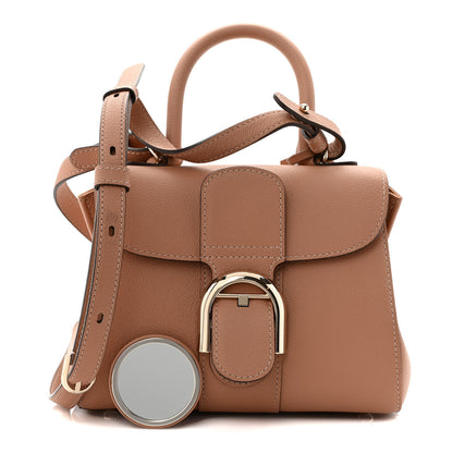 Delvaux Grained Calfskin Mini Brillant Satchel Nude 1 of 9