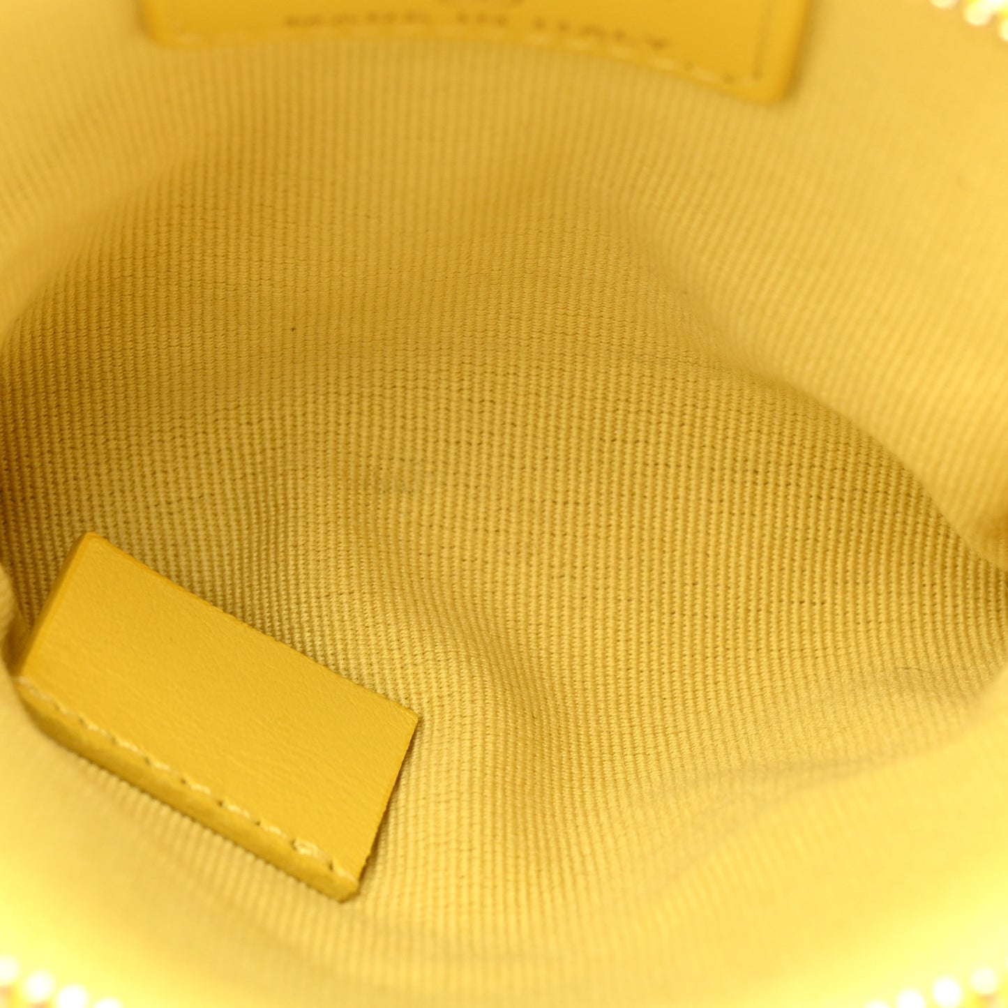 Caviar Quilted Zip Card Holder Wallet Yellow