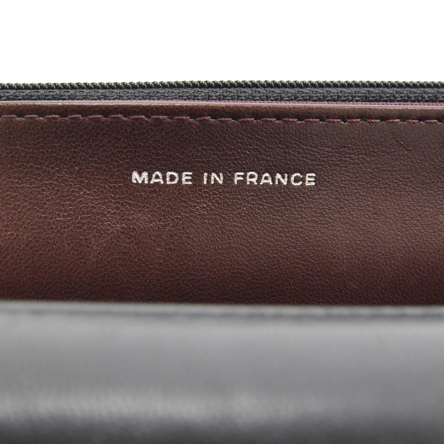 Chanel Lambskin Quilted Wallet On Chain WOC Black 9 of 10