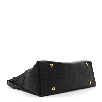 Louis Vuitton Empreinte Monogram Giant CarryAll MM Black 5 of 13