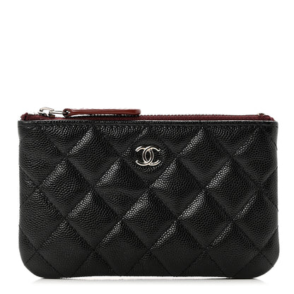 Chanel Caviar Quilted Small Cosmetic Case Black 1 of 7