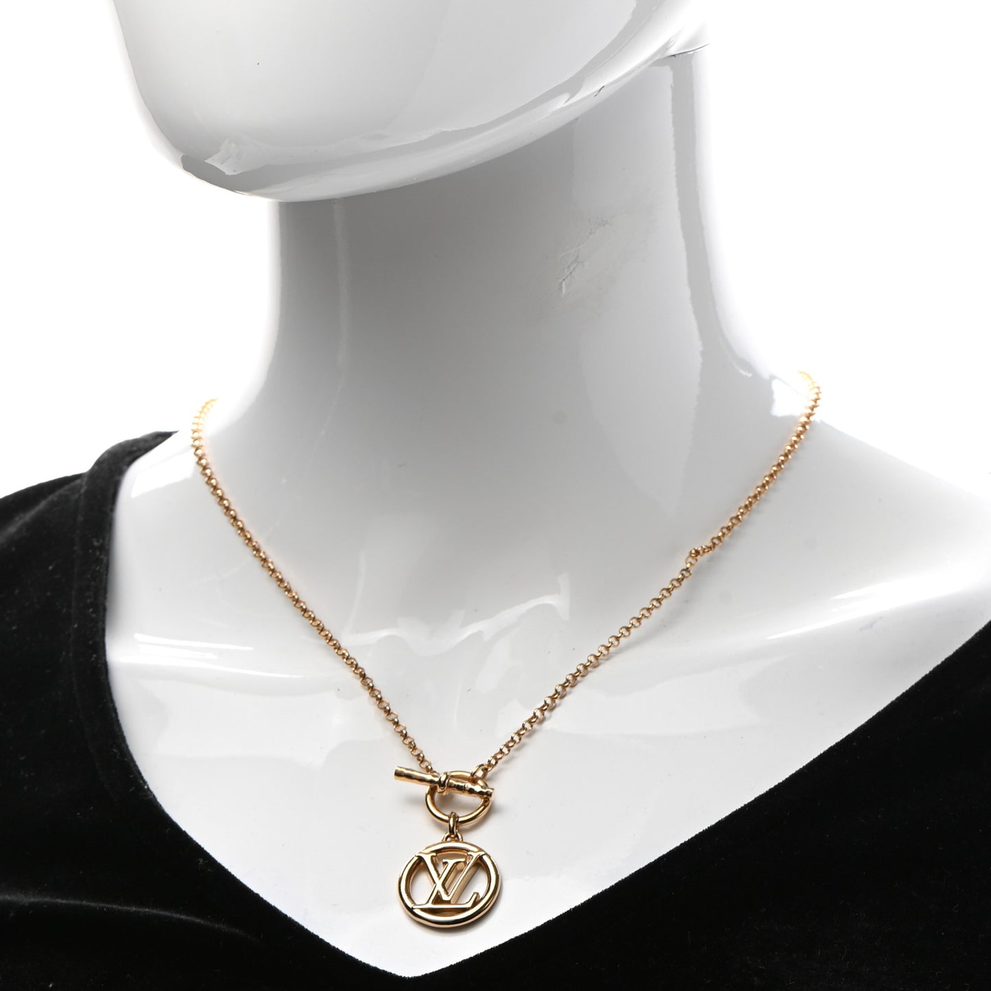 Metal Baby Louise Necklace Gold