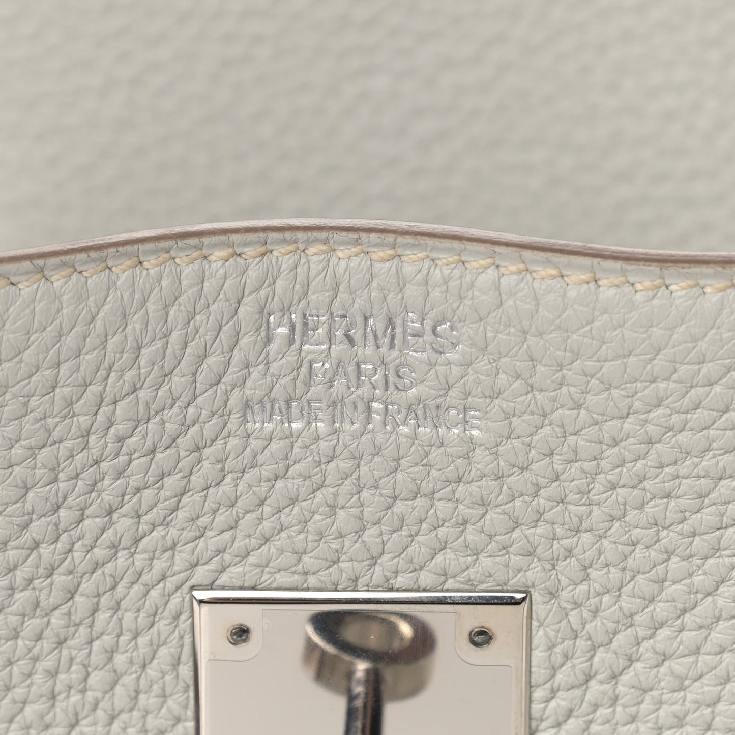 Togo Birkin 35 Gris Perle